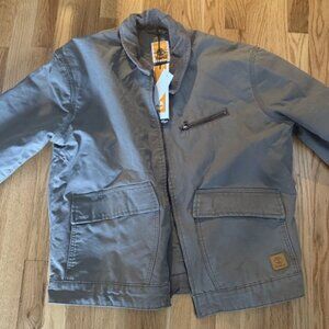 Timberland Men's Strafford Washed Canvas Insulated Jacket (Large)